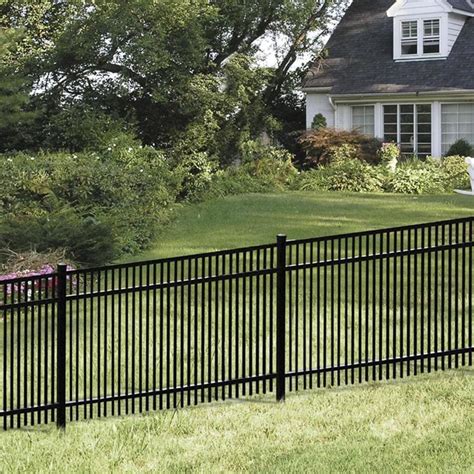 black metal fencing at lowe's